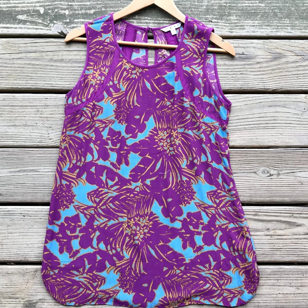 CAbi Sleeveless Tunic Top Blouse